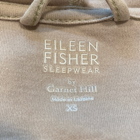 Eileen Fisher Sleepwear for Garnet Hill Nightgown and Matching Hooded Robe - Picture 8 of 16